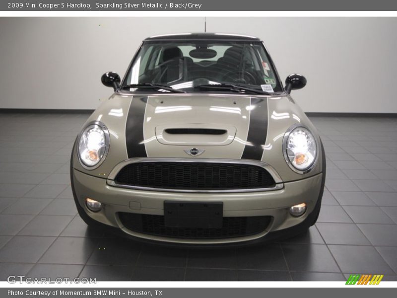 Sparkling Silver Metallic / Black/Grey 2009 Mini Cooper S Hardtop