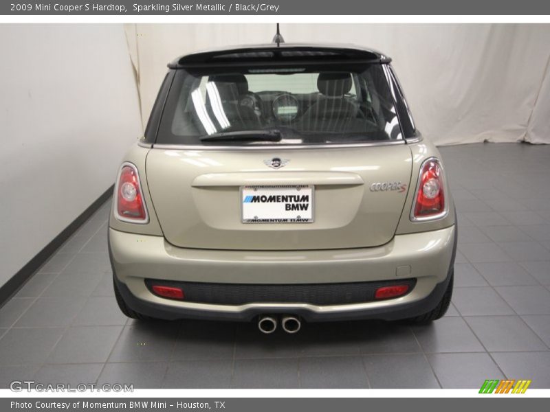 Sparkling Silver Metallic / Black/Grey 2009 Mini Cooper S Hardtop