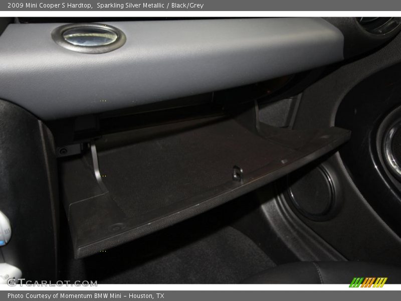 Sparkling Silver Metallic / Black/Grey 2009 Mini Cooper S Hardtop
