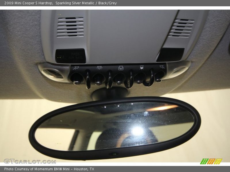Sparkling Silver Metallic / Black/Grey 2009 Mini Cooper S Hardtop