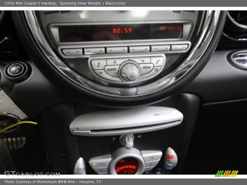 Sparkling Silver Metallic / Black/Grey 2009 Mini Cooper S Hardtop