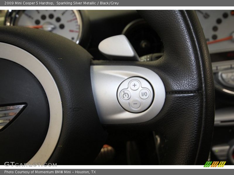 Sparkling Silver Metallic / Black/Grey 2009 Mini Cooper S Hardtop