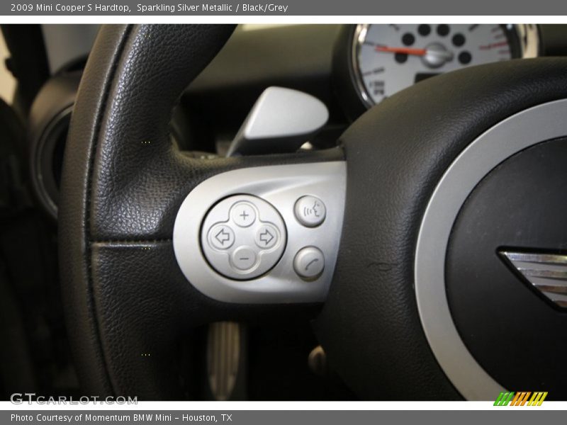Sparkling Silver Metallic / Black/Grey 2009 Mini Cooper S Hardtop