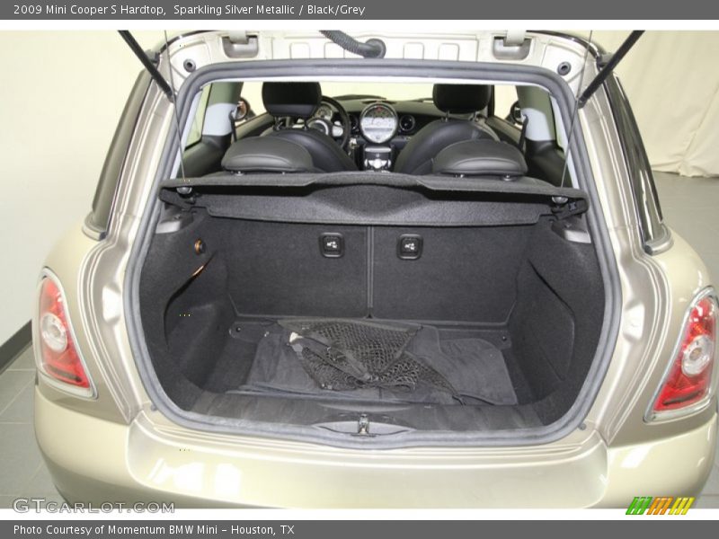 Sparkling Silver Metallic / Black/Grey 2009 Mini Cooper S Hardtop