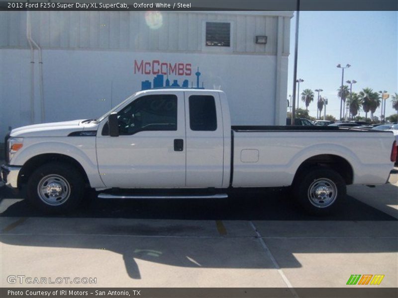 Oxford White / Steel 2012 Ford F250 Super Duty XL SuperCab