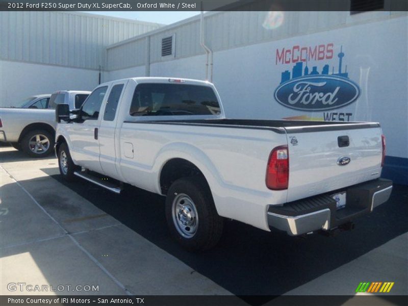 Oxford White / Steel 2012 Ford F250 Super Duty XL SuperCab