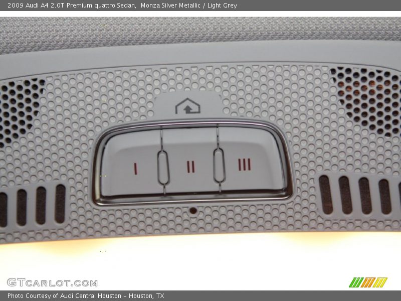 Monza Silver Metallic / Light Grey 2009 Audi A4 2.0T Premium quattro Sedan
