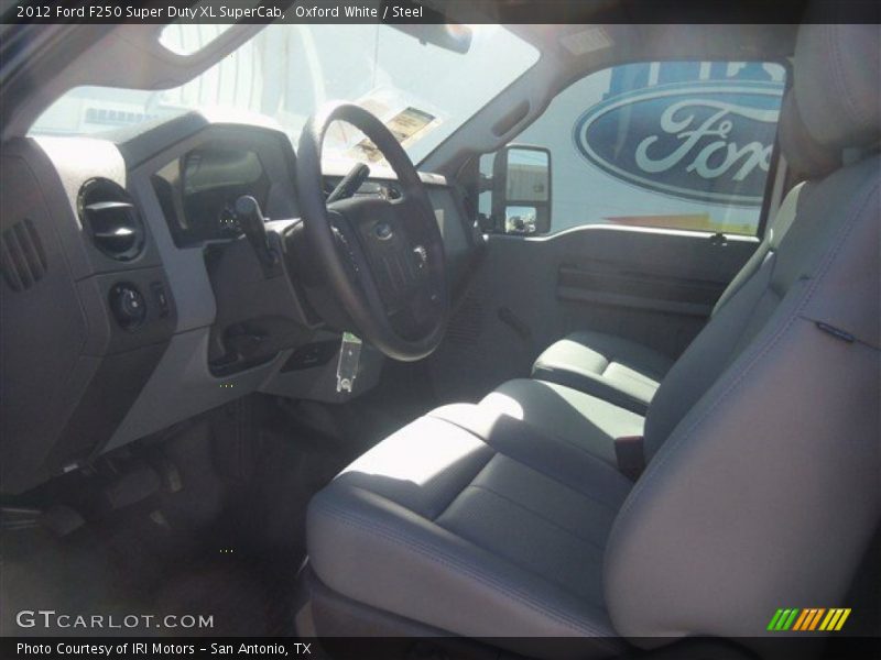 Oxford White / Steel 2012 Ford F250 Super Duty XL SuperCab