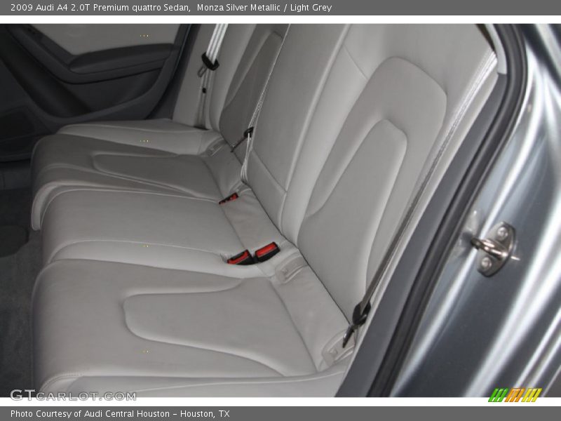 Monza Silver Metallic / Light Grey 2009 Audi A4 2.0T Premium quattro Sedan