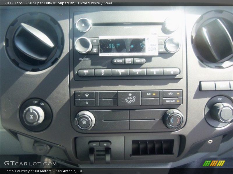 Oxford White / Steel 2012 Ford F250 Super Duty XL SuperCab