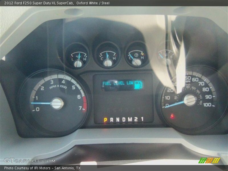 Oxford White / Steel 2012 Ford F250 Super Duty XL SuperCab