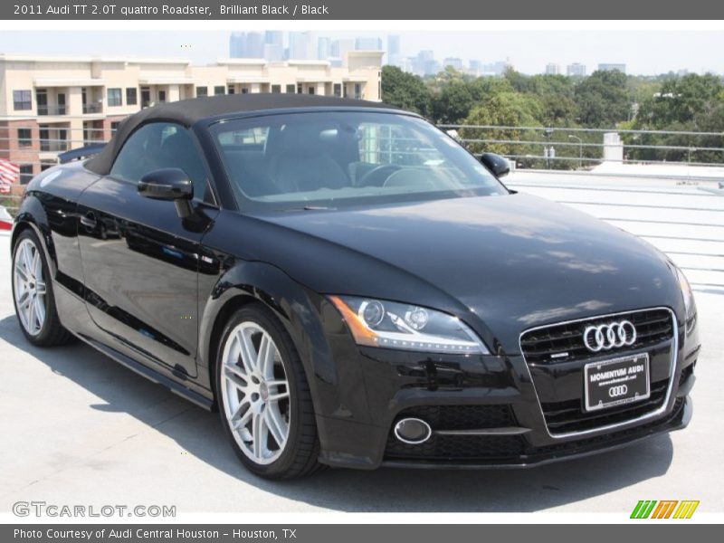 Brilliant Black / Black 2011 Audi TT 2.0T quattro Roadster