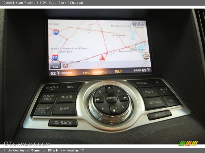 Super Black / Charcoal 2009 Nissan Maxima 3.5 SV