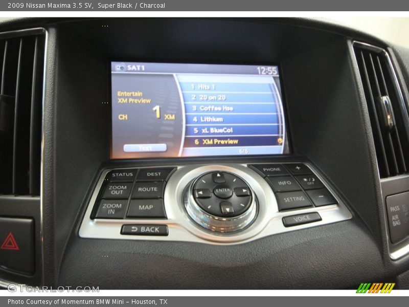 Super Black / Charcoal 2009 Nissan Maxima 3.5 SV