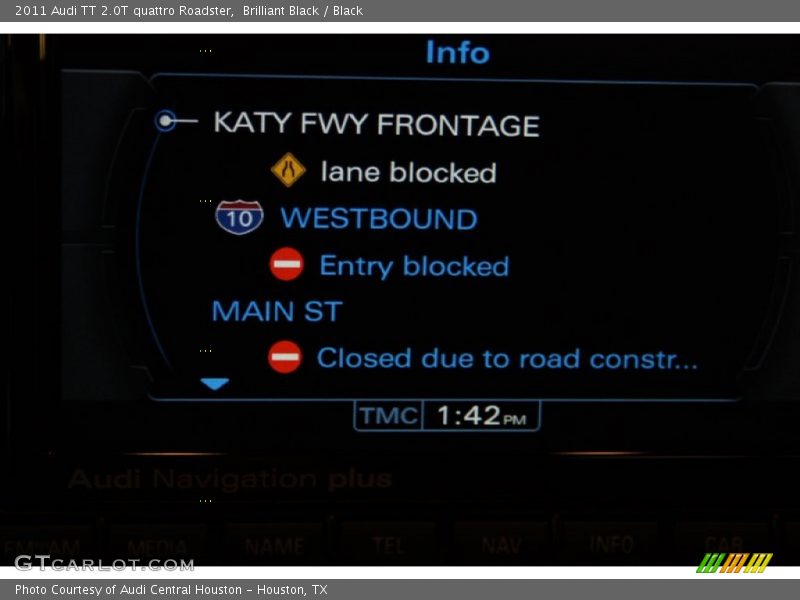 Brilliant Black / Black 2011 Audi TT 2.0T quattro Roadster
