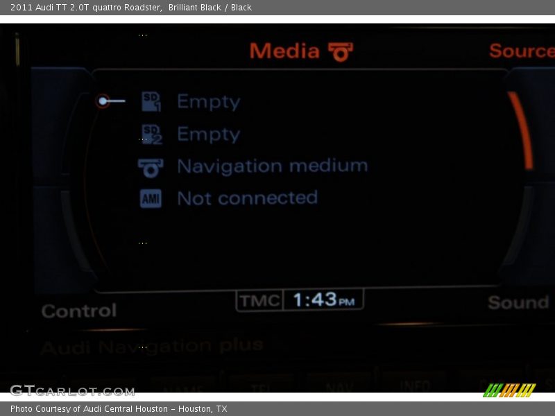 Brilliant Black / Black 2011 Audi TT 2.0T quattro Roadster