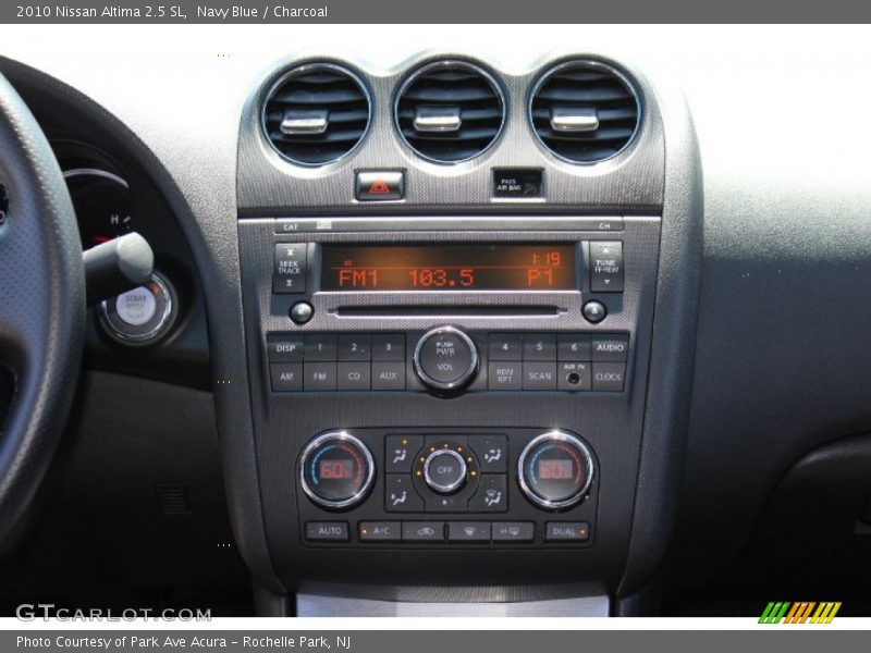 Navy Blue / Charcoal 2010 Nissan Altima 2.5 SL