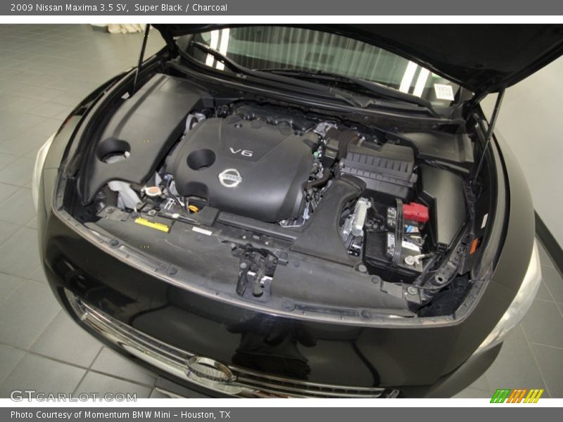 Super Black / Charcoal 2009 Nissan Maxima 3.5 SV