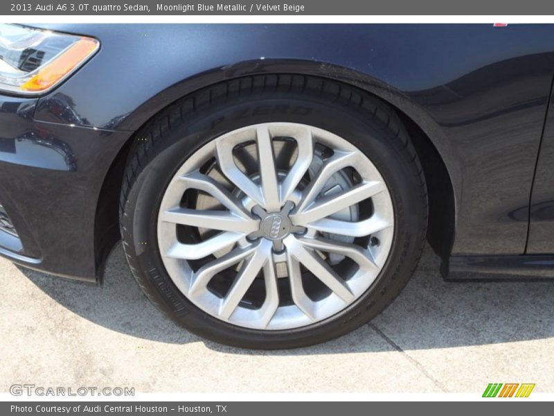 Moonlight Blue Metallic / Velvet Beige 2013 Audi A6 3.0T quattro Sedan