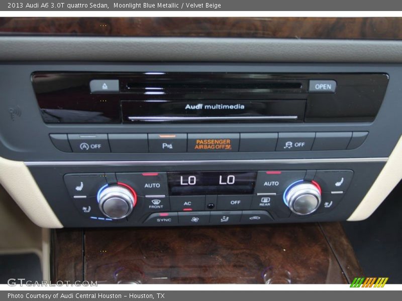 Moonlight Blue Metallic / Velvet Beige 2013 Audi A6 3.0T quattro Sedan