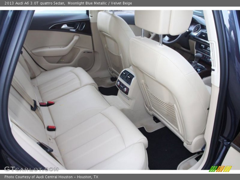 Moonlight Blue Metallic / Velvet Beige 2013 Audi A6 3.0T quattro Sedan