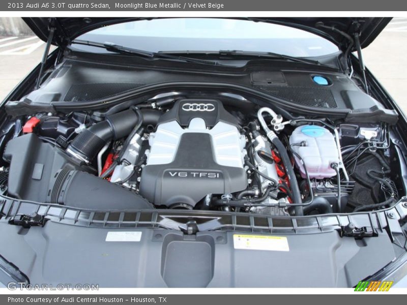 Moonlight Blue Metallic / Velvet Beige 2013 Audi A6 3.0T quattro Sedan