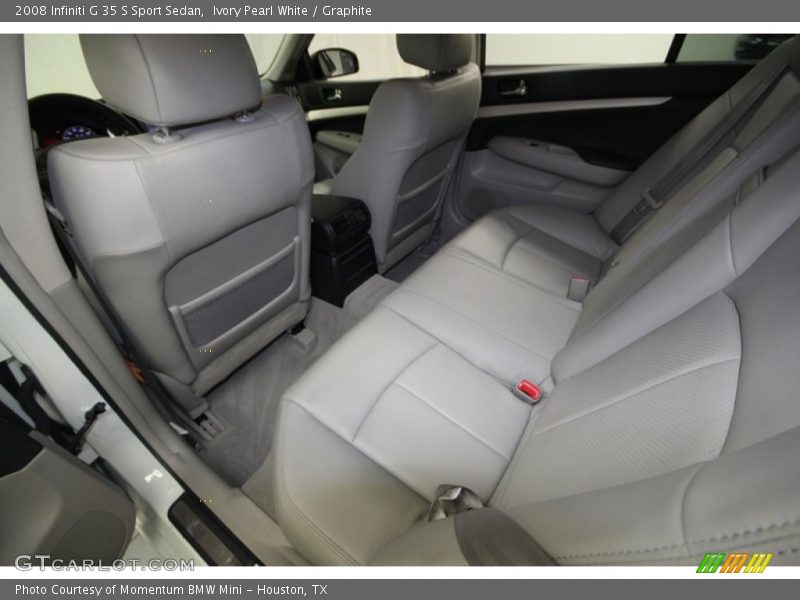 Ivory Pearl White / Graphite 2008 Infiniti G 35 S Sport Sedan