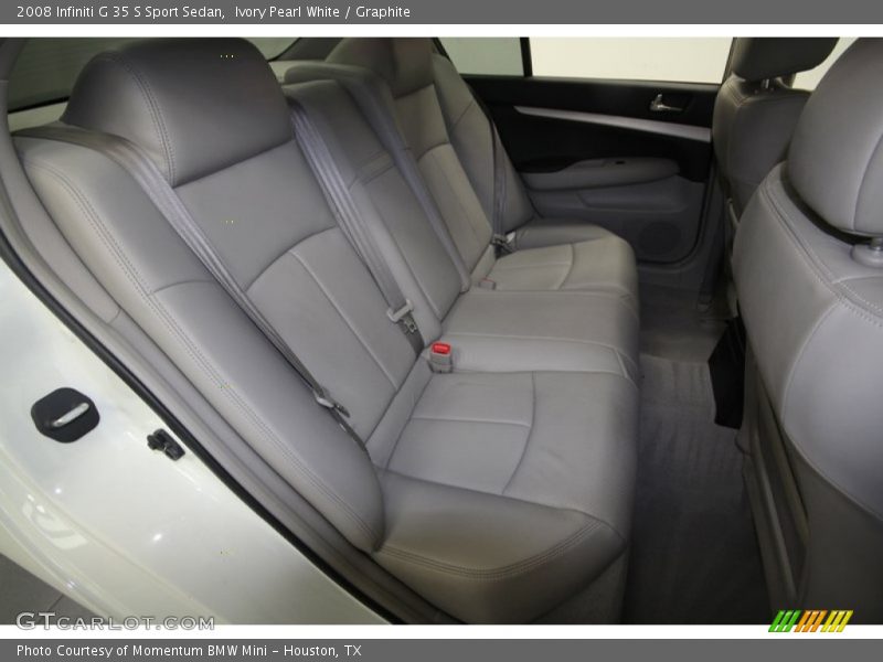 Ivory Pearl White / Graphite 2008 Infiniti G 35 S Sport Sedan