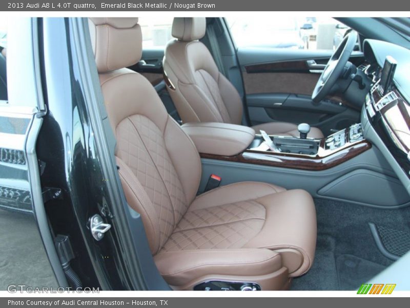 Front Seat of 2013 A8 L 4.0T quattro