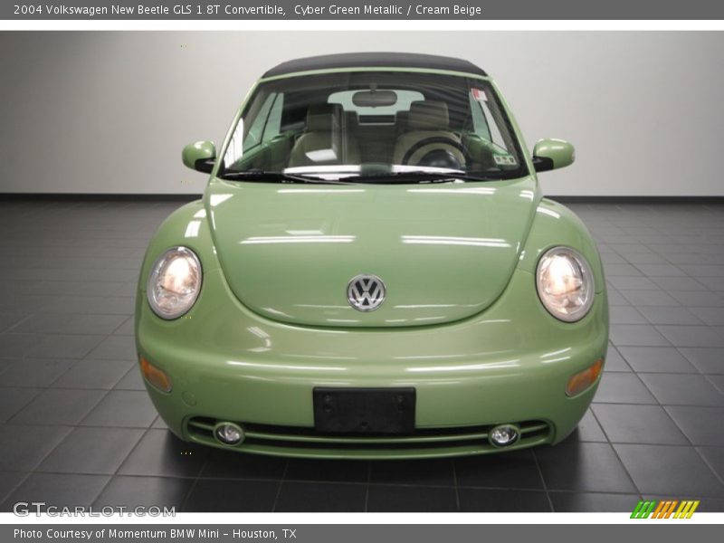 Cyber Green Metallic / Cream Beige 2004 Volkswagen New Beetle GLS 1.8T Convertible