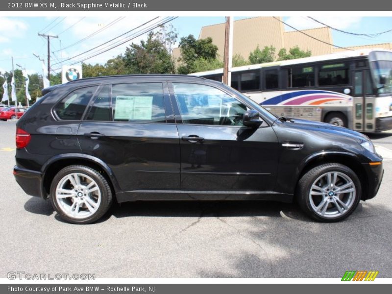  2012 X5 M  Black Sapphire Metallic