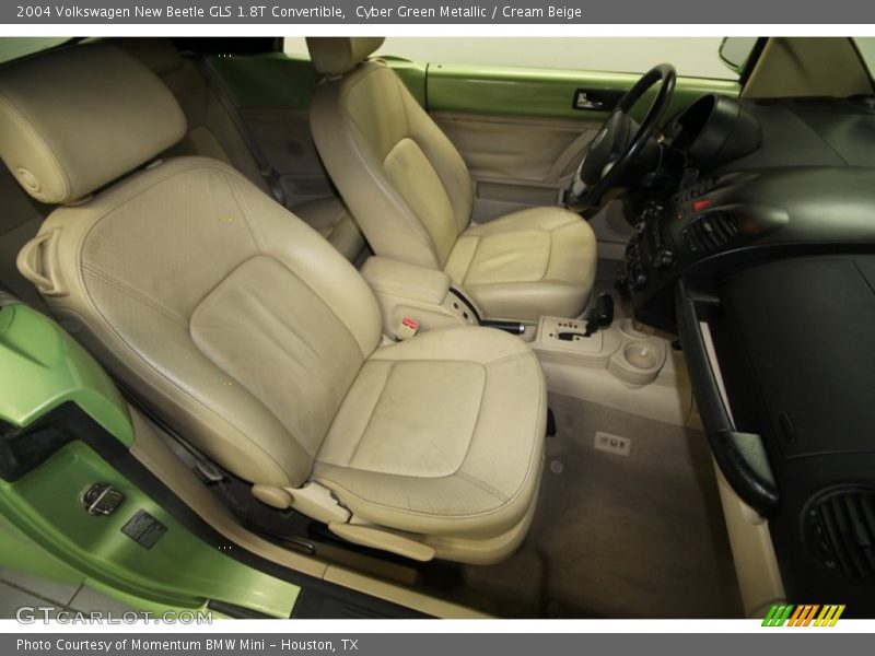 Cyber Green Metallic / Cream Beige 2004 Volkswagen New Beetle GLS 1.8T Convertible
