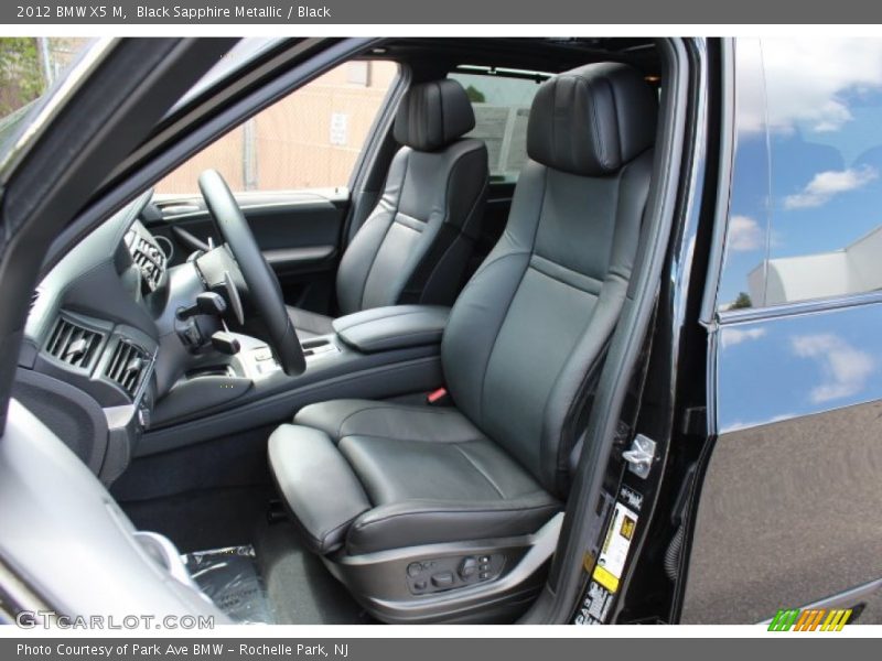 Front Seat of 2012 X5 M 