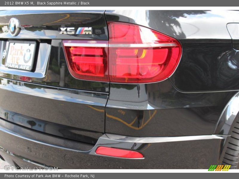 Black Sapphire Metallic / Black 2012 BMW X5 M