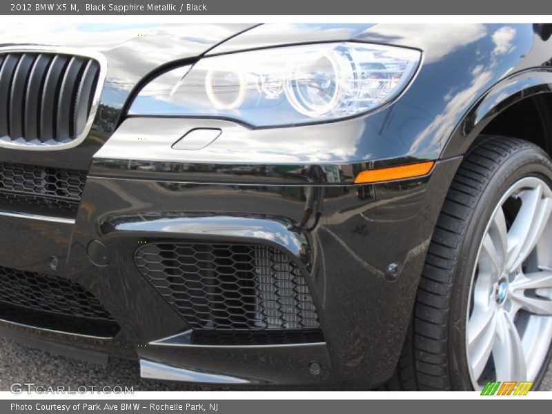 Black Sapphire Metallic / Black 2012 BMW X5 M