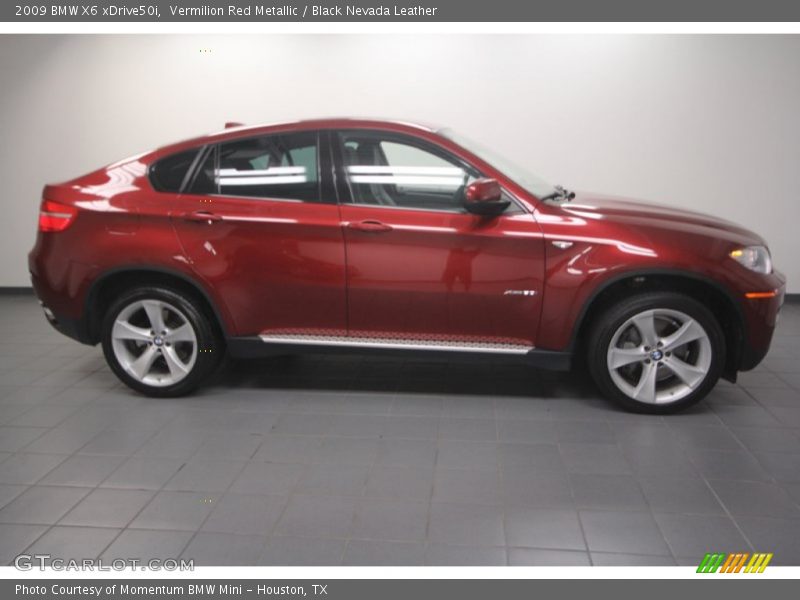  2009 X6 xDrive50i Vermilion Red Metallic