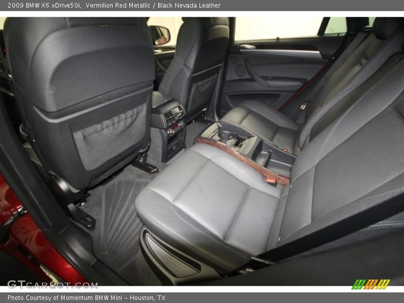 Rear Seat of 2009 X6 xDrive50i