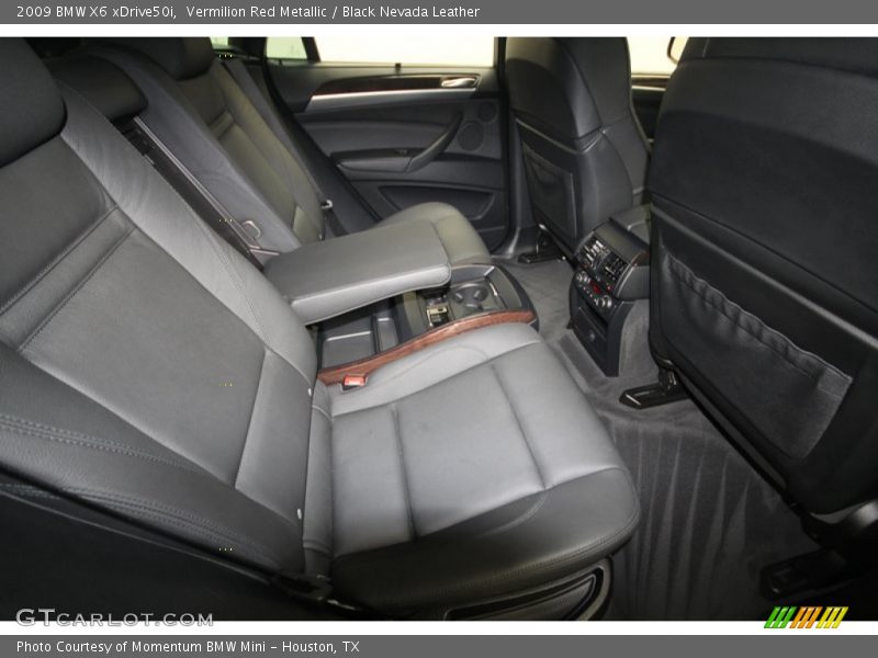 Rear Seat of 2009 X6 xDrive50i