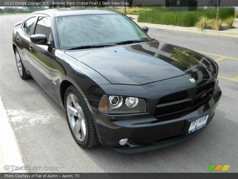 Brilliant Black Crystal Pearl / Dark Slate Gray 2010 Dodge Charger R/T