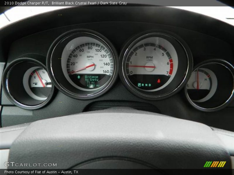 Brilliant Black Crystal Pearl / Dark Slate Gray 2010 Dodge Charger R/T