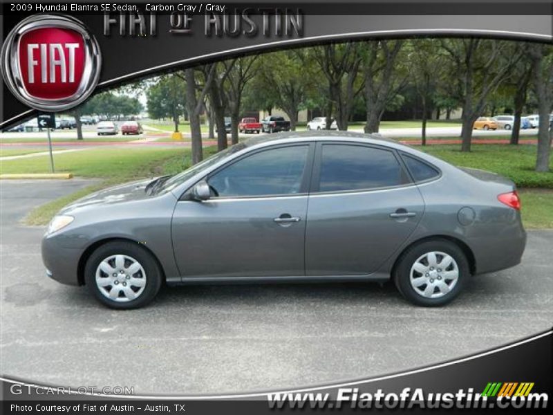 Carbon Gray / Gray 2009 Hyundai Elantra SE Sedan