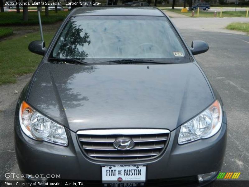 Carbon Gray / Gray 2009 Hyundai Elantra SE Sedan
