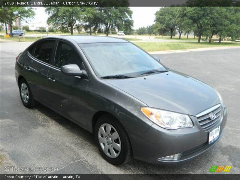 Carbon Gray / Gray 2009 Hyundai Elantra SE Sedan