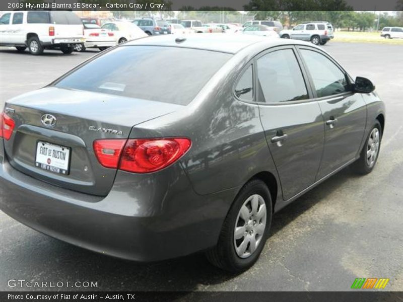 Carbon Gray / Gray 2009 Hyundai Elantra SE Sedan