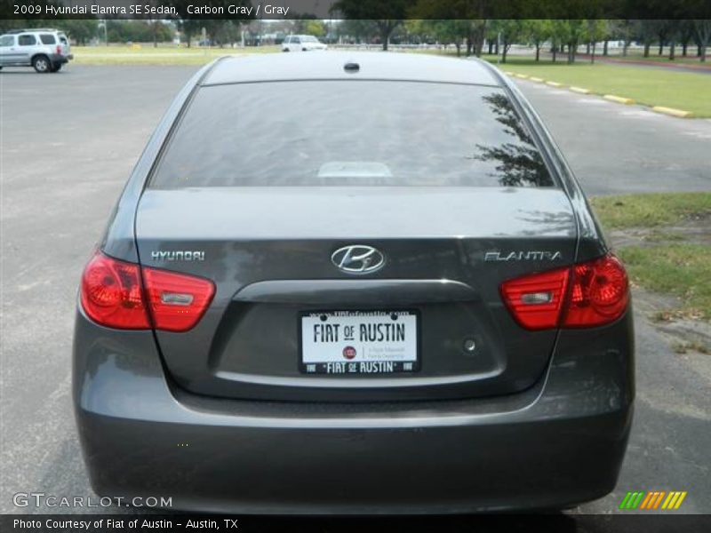Carbon Gray / Gray 2009 Hyundai Elantra SE Sedan