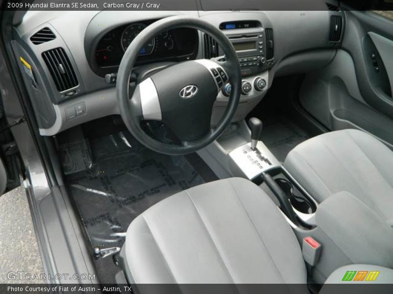 Carbon Gray / Gray 2009 Hyundai Elantra SE Sedan