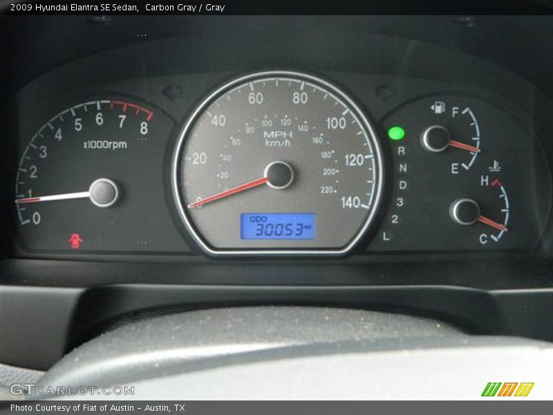 Carbon Gray / Gray 2009 Hyundai Elantra SE Sedan