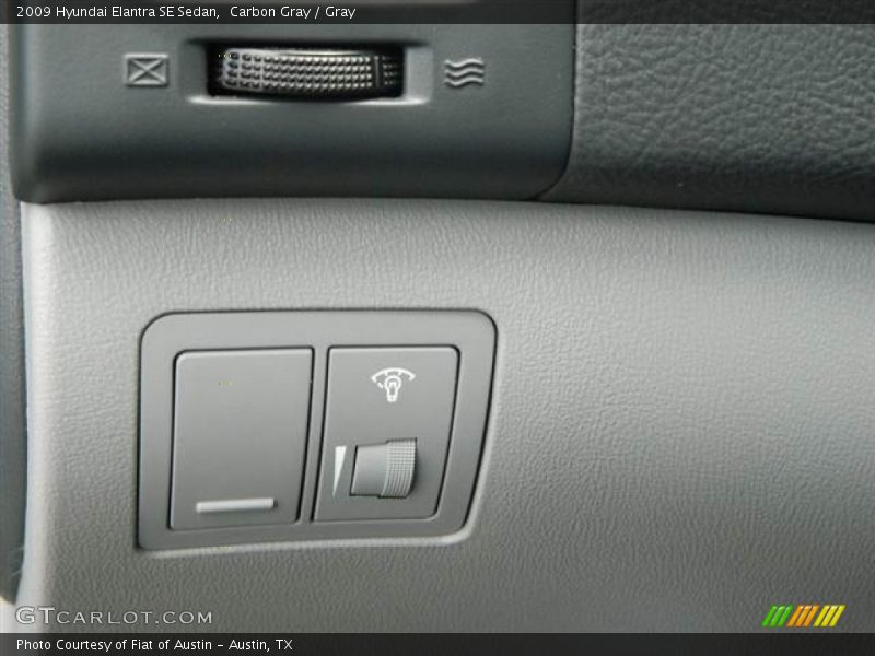 Carbon Gray / Gray 2009 Hyundai Elantra SE Sedan