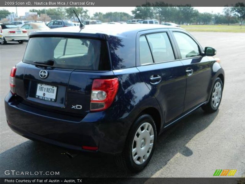 Nautica Blue Mica / Charcoal Gray 2009 Scion xD