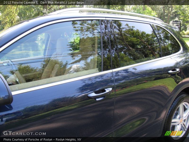 Dark Blue Metallic / Luxor Beige 2012 Porsche Cayenne S